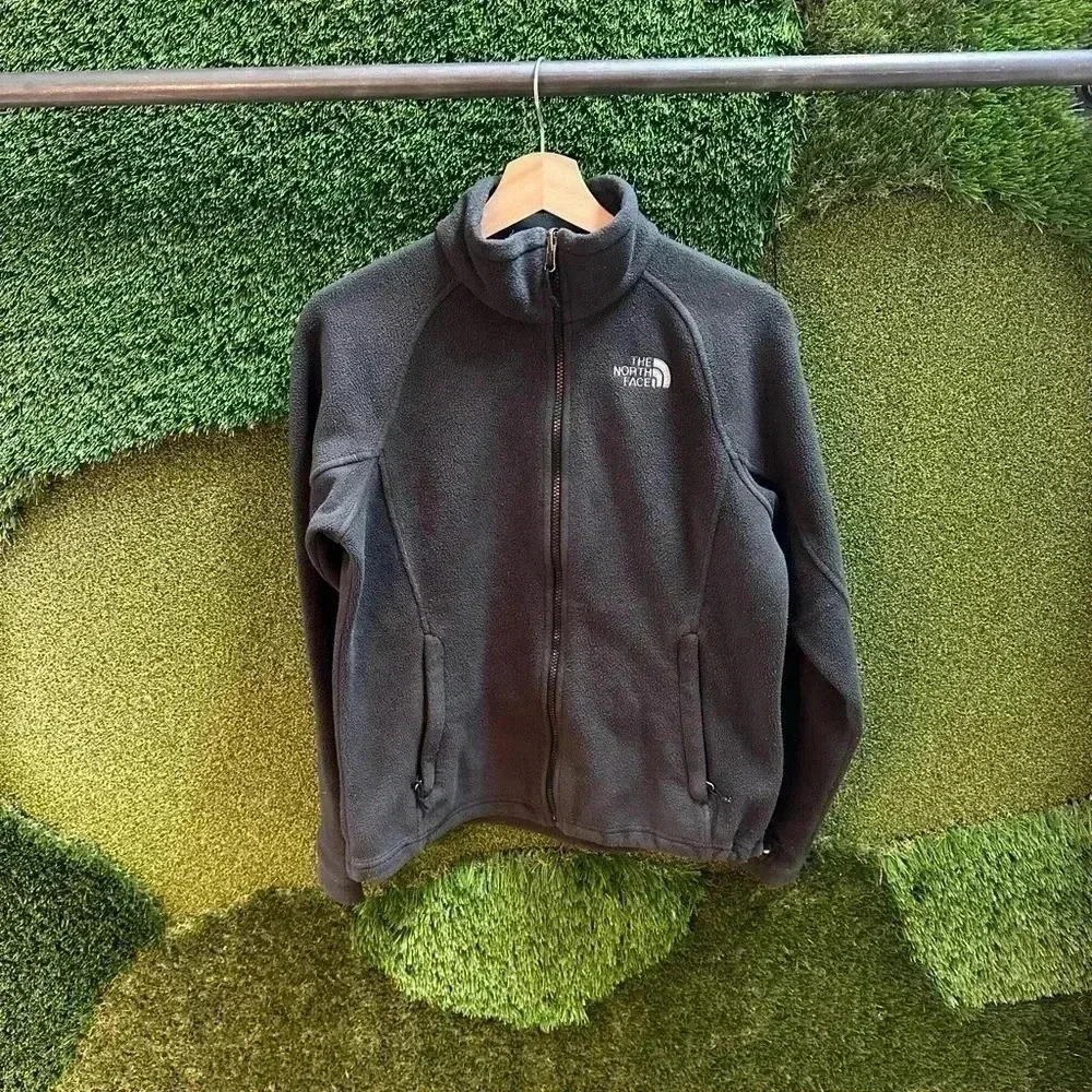 The North Face Black  Zip-up Fleece Small